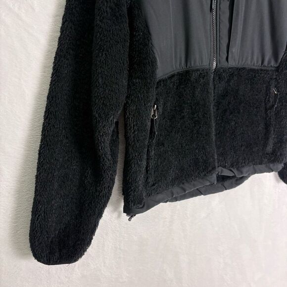 The North Face Black Fuzzy Zip Up Women's Size XS - Picture 6 of 14
